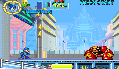 Mega Man: The Power Battle (CPS1, USA 951006) Screenshot 1